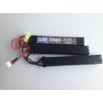 АКБ BlueMAX 11.1V Lipo 3300mAh 20C triple 3x (19x21x128) М-серия цевье, приклад